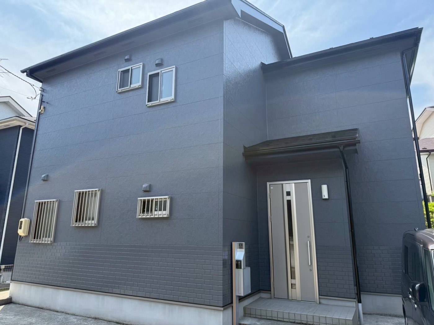 ハイブリッド無機での施工後。長くもたせたい方に選ばれています