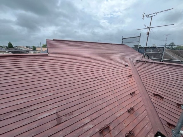 東松島市赤井 阿部様邸 屋根塗装 施工前