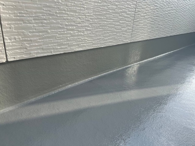 石巻市門脇 奈良様邸 ベランダ防水 施工写真