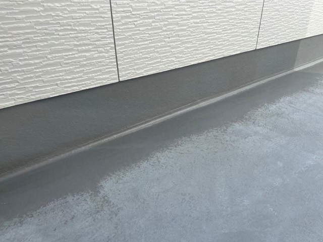 石巻市門脇 奈良様邸 ベランダ防水 施工写真
