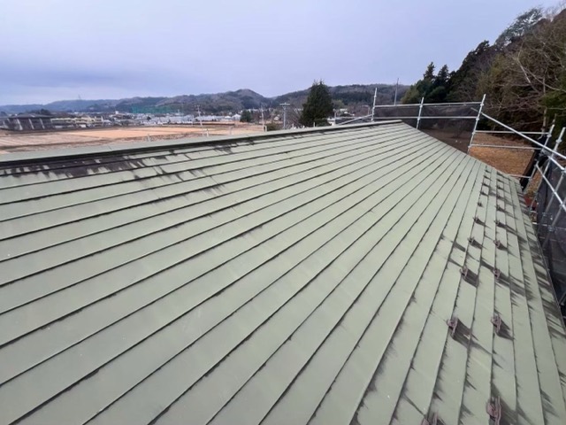 岩沼市三色吉 O様邸 外壁・屋根塗装 施工前