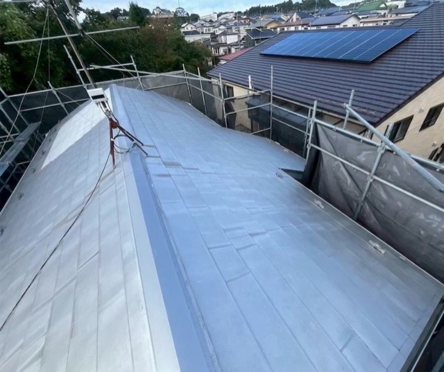 塩竈市松陽台 S様邸 外壁・屋根塗装 施工写真