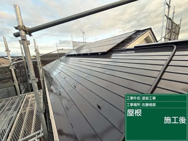登米市豊里町 S様邸 外壁・屋根塗装 施工後