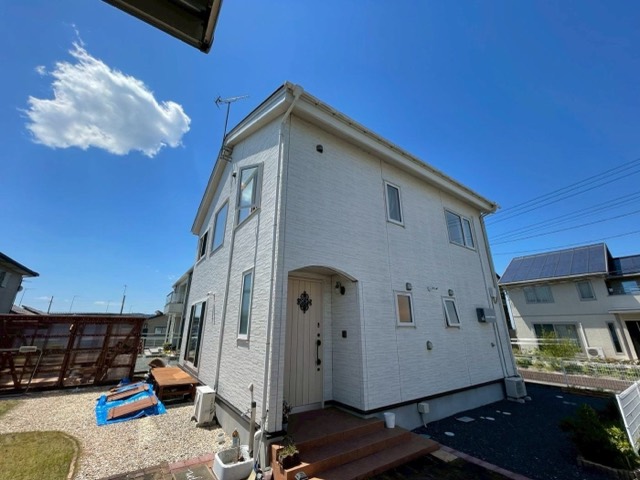 登米市豊里町 S様邸 外壁・屋根塗装 施工後