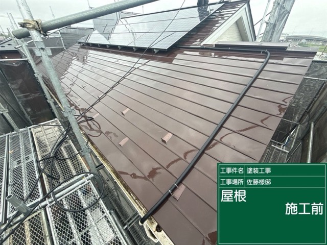 登米市豊里町 佐藤様邸 外壁・屋根塗装 施工前