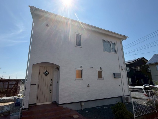 登米市豊里町 佐藤様邸 外壁・屋根塗装 施工前