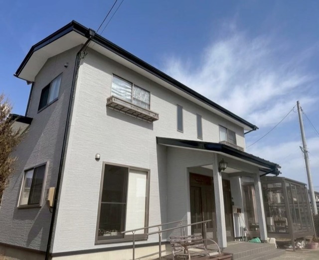 登米市豊里町 武山様邸 外壁塗装 施工後
